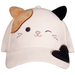 CZAPKA Z DASZKIEM SQUISHMALLOWS REGULOWANA PLUSZOWA KREMOWA KOTEK CAMERON