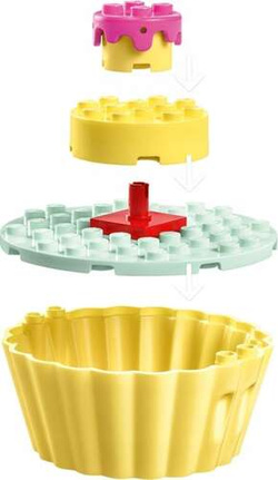 LEGO KOCI DOMEK GABI PIECZENIE TORTU Z ŁAKOTKIEM KUCHNIA 58 ELEMENTÓW 10785