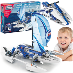 KLOCKI KONSTRUKCYJNE MECHANICS SKUTER WODNY TRIMARAN LABORATORIUM MECHANIKI