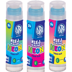 KLEJ W PŁYNIE ASTRA SZKOLNY 50ml NEON WYDAJNY MOCNY PRZEZROCZYSTY - 3 szt.
