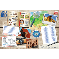 BRICK TRICK BUDUJ Z PRAWDZIWEJ CEGŁY ŻURAW GDAŃSKI EKO KLOCKI TREFL