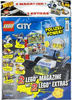 LEGO CITY POLIZEI POWER NR.1 GAZETKI 2 MAGAZYNY + 2 DODATKI POLICJA