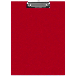 DESKA Z KLIPEM KLIPSEM A5 CLIPBOARD PODKŁADKA DO PISANIA QCONNECT CZERWONY