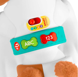 FISHER-PRICE PIESEK INTERAKTYWNY RACZKUJ ZE MNĄ EDUKACYJNY LICZENIE ALFABET