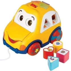 INTERAKTYWNE AUTO WESOŁEK SORTER KLOCKI DŹWIĘKI ŚWIATŁO MELODIE WINFUN