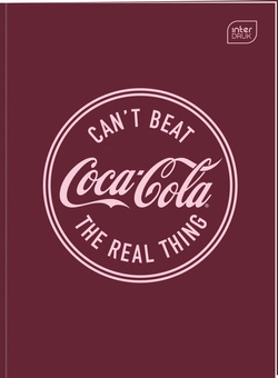 ZESZYT DO SŁÓWEK A6 32 KARTKI W KRATKĘ HYBRID COCA COLA INTERDRUK