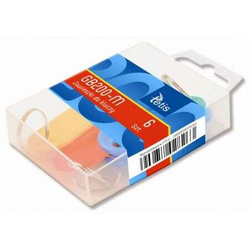 ZAWIESZKI DO KLUCZY BRELOK IDENTYFIKATORY DO KLUCZY KOLOROWE TETIS 6 szt.