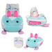 SQUISHMALLOW KOTEK - POJAZD Z MINI PLUSZAKIEM