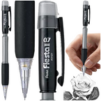 OŁÓWEK AUTOMATYCZNY EKONOMICZNY 0.7mm Z GUMKĄ CZARNY PENTEL FIESTA II