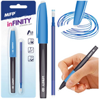 DŁUGOPIS ZMAZYWALNY WYMAZYWALNY ŚCIERALNY INFINITY + WKŁAD 0,6 mm NIEBIESKI