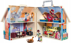 PLAYMOBIL DOMEK DLA LALEK Z WYPOSAŻENIEM DOLLHOUSE PRZENOŚNY W WALIZCE 