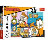 PUZZLE 100 LENIWY GARFIELD RUDY KOT KOTEK UKŁADANKA DLA DZIECI TREFL 16521
