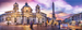 PUZZLE 500 ELEMENTÓW PANORAMICZNE PIAZZA NAVONA RZYM UKŁADANKA TREFL 29501