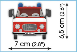KLOCKI COBI SAMOCHÓD BARKAS B1000 FEUERWEHR 24594