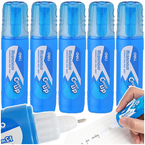 KOREKTOR W DŁUGOPISIE PIÓRZE METALOWA KOŃCÓWKA SZKOLNY 12 ml DELI - 5 szt.