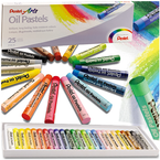 PASTELE OLEJNE PENTEL ARTS KREDKI 25 KOLORÓW MIĘKKIE ARTYSTYCZNE