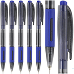 DŁUGOPIS AUTOMATYCZNY KULKOWY OLEJOWY UNOMAX FAB 0.7mm NIEBIESKI - 5 sztuk