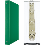 SEGREGATOR A4 35mm NA DOKUMENTY CZTERORINGOWY BIUROWY ZIELONY DONAU