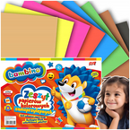 ZESZYT PAPIERÓW KOLOROWYCH SAMOPRZYLEPNYCH B4 BAMBINO 8 KARTEK