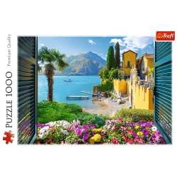 PUZZLE 1000 ELEMENTÓW WIDOK NA JEZIORO COMO UKŁADANKA - TREFL 10951