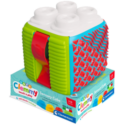 KOSTKA SENSORYCZNA AKTYWIZUJĄCA ROZWIJAJĄCA MOTORKĘ KLOCKI CLEMMY CLEMENTON