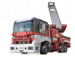 KLOCKI KONSTRUKCYJNE WÓZ STRAŻACKI STRAŻ POŻARNA 5 MODELI CLEMENTONI