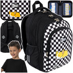 PLECAK SZKOLNY PIÓRNIK ST.RIGHT MAJEWSKI 2w1 BP-58 SZACHOWNICA PIESEK CORGI