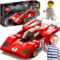 LEGO SPEED CHAMPIONS SAMOCHÓD WYŚCIGOWY SPORTOWY 1970 FERRARI 512 M 76906