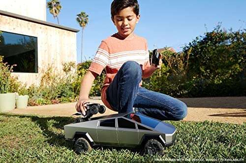 Hot wheels samochód tesla cybertruck rc 1:10 sterowany nowoczesny