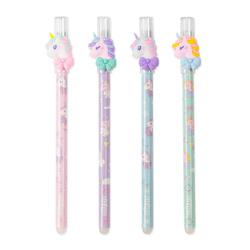 DŁUGOPIS WYMAZYWALNY ŚCIERALNY JEDNOROŻCE NIEBIESKI 0,5mm STRIGO - 2 sztuki