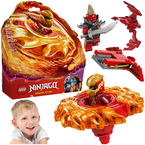 LEGO NINJAGO SMOCZY SPINNER SPINJITZU KAIA CZERWONY NINJA 54 EL. 71823
