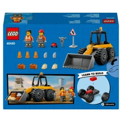 LEGO CITY ŁADOWARKA KOŁOWA ŻÓŁTA POJAZD BUDOWLANY FIGURKI 81 EL. 60450
