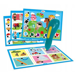 PIÓRO MÓWIĄCE 500 PYTAŃ GRA EDUKACYJNA INTERAKTYWNA NAUKA KOLORY CLEMENTONI