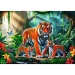 PUZZLE 200 TYGRYS TYGRYSIE ZWYCZAJE DŻUNGLA KWIATY UKŁADANKA TREFL 13330