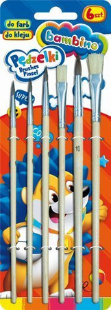 WYPRAWKA SZKOLNA FARBY W TUBKACH PLASTELINA PĘDZELKI ASTRA