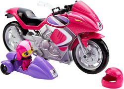BARBIE MOTOCYKL TAJNEJ AGENTKI POJAZD ROBOZWIERZAK