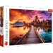 PUZZLE 1000 RAJSKA WYSPA WIDOK ZACHÓD SŁOŃCA UKŁADANKA TREFL 10928