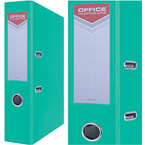 SEGREGATOR A4/75mm OFFICE PRODUCTS Z DŹWIGNIĄ PP TURKUSOWY