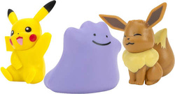FIGURKI POKEMON POKEMONY DO BITWY PIKACHU EEVEE