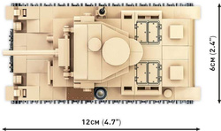 KLOCKI COBI NIEMIECKI CZOŁG PANZER III WW2 2712