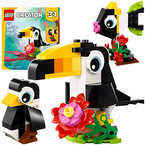 LEGO CREATOR 3w1 TROPIKALNY TUKAN RYBKA PINGWIN 59 ELEMENTÓW 30688
