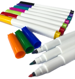 MARKERY MAZAKI GRANIT PISAKI SUCHOŚCIERALNE 10 KOLORÓW DO BIAŁYCH TABLIC