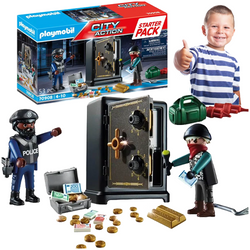 PLAYMOBIL WŁAMANIE DO SEJFU POLICJA FIGURKI AKCESORIA CITY ACTION 53 EL.