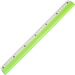 LINIJKA 30 cm ALUMINIOWO-PLASTIKOWA KEYROAD WYTRZYMAŁA GIĘTKA