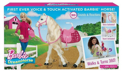 LALKA BARBIE INTERAKTYWNY CHODZĄCY KOŃ - MATTEL