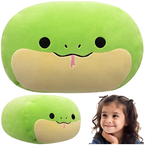 SQUISHMALLOWS MIĘKKA MASKOTKA PLUSZAK PRZYTULANKA ZIELONY WĄŻ AMALIE 30 cm