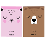 INTERDUK ZESZYT W ZWIERZĘTA A5 BB FRIENDS TRZY LINIE 32 KARTKI 90G - 2 szt.