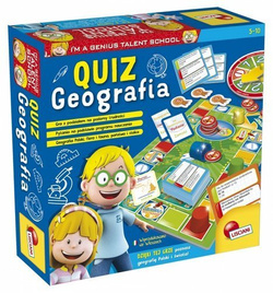 GRA EDUKACYJNA NAUKA QUIZ GEOGRAFIA - LISCIANI