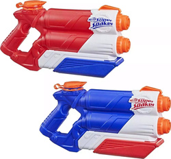NERF SUPER SOAKER PISTOLETY NA WODĘT TWIN TIDE 2w1 WYRZUTNIA HASBRO