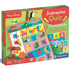 INTERAKTYWNY QUIZ PRZEDSZKOLAKA ZADANIA EDUKACYJNE 150 QUIZÓW CLEMENTONI